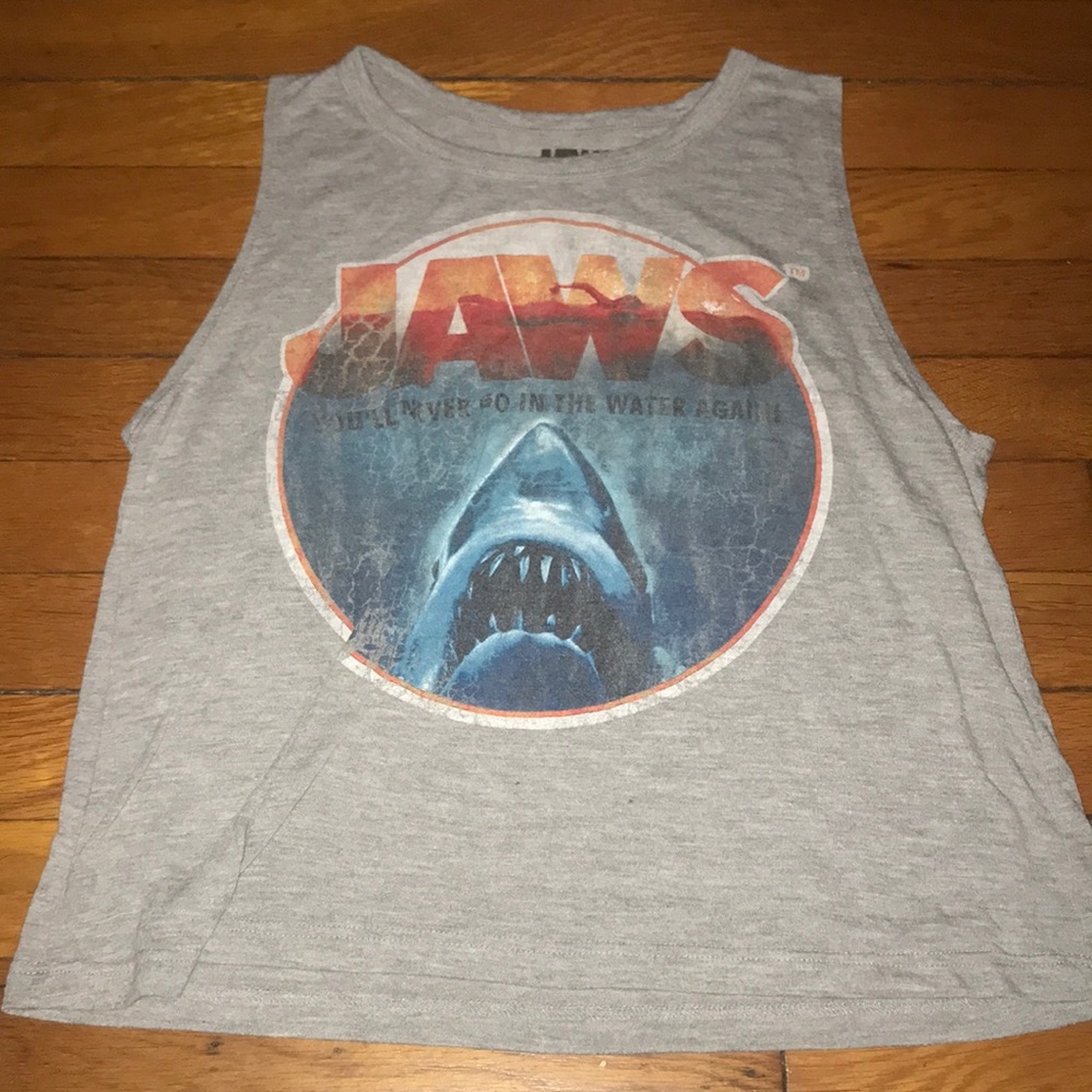 FINAL PRICE Jaws Crop Tank Top